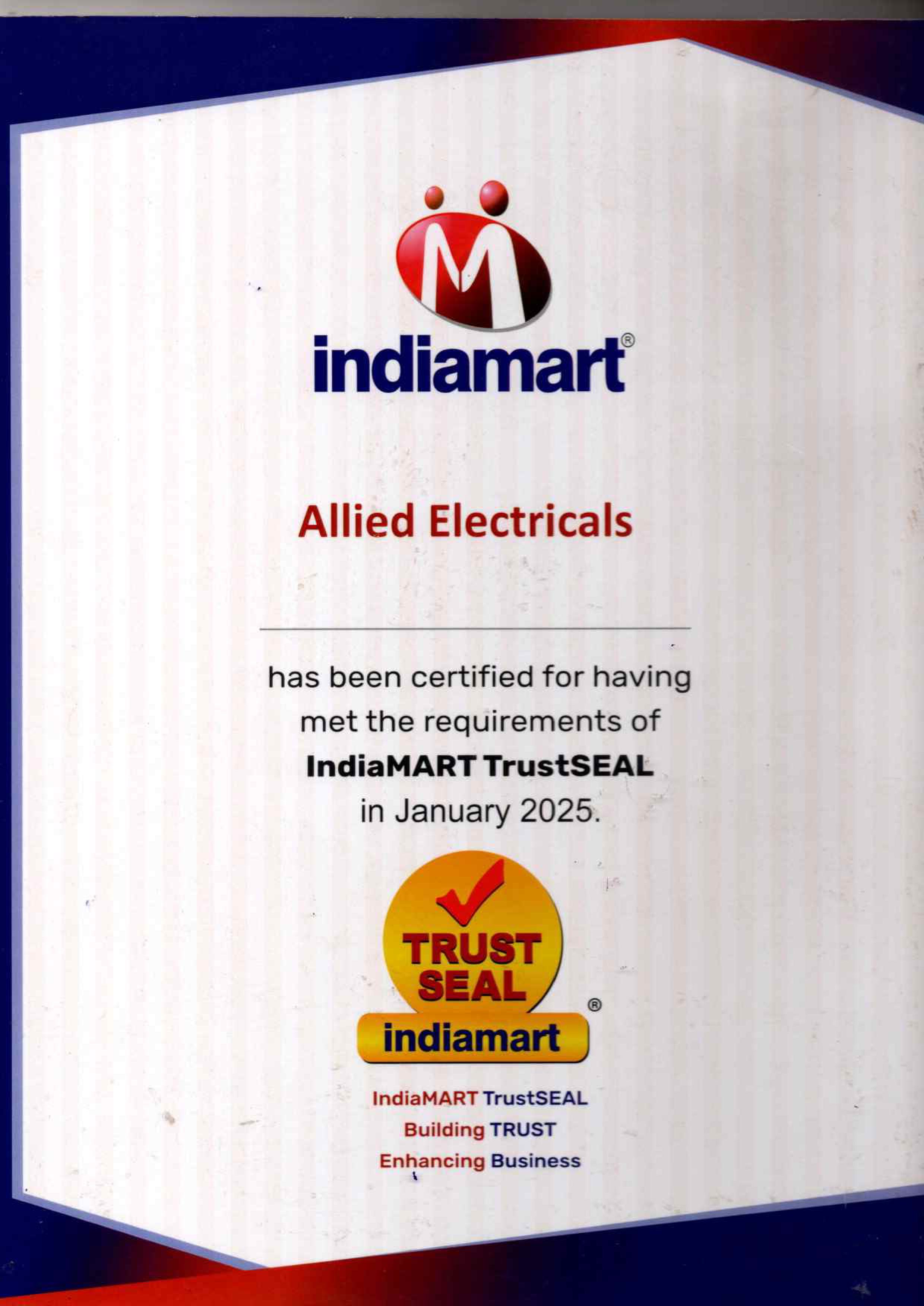 TrustSeal Certificate